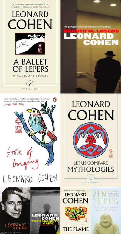 Leonard Cohen ~ 8 MP3 AUDIOBOOK COLLECTION
