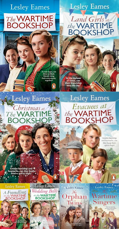 The Wartime Bookshop Series & more by Lesley Eames ~ 8 MP3 AUDIOBOOK COLLECTION