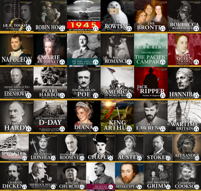 Historical Icons & More by Liam Dale ~ 38 MP3 AUDIOBOOK COLLECTION