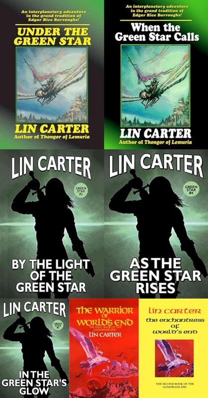 Green Star Series & more by Lin Carter ~ 7 MP3 AUDIOBOOK COLLECTION