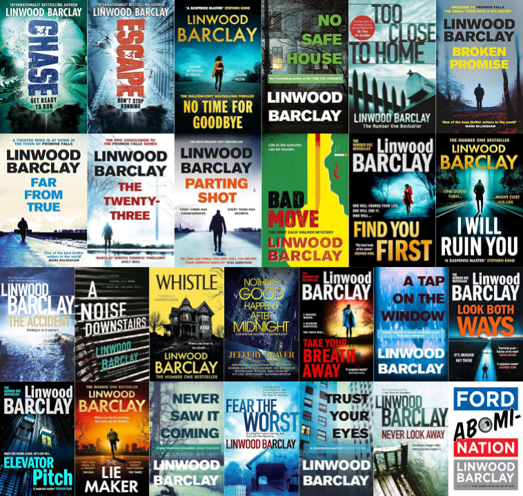 Chase Series & more by Linwood Barclay ~ 26 MP3 AUDIOBOOK COLLECTION