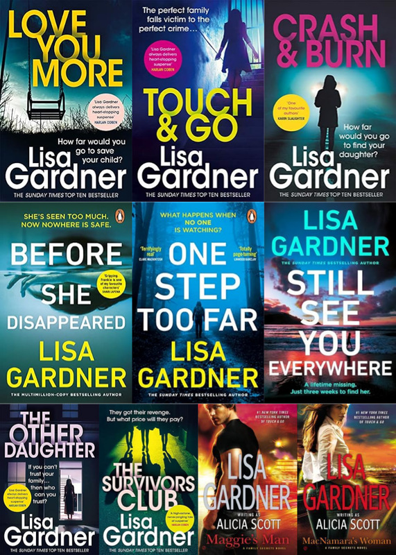 Tessa Leoni Series & more by Lisa Gardner ~ 10 MP3 AUDIOBOOK COLLECTION