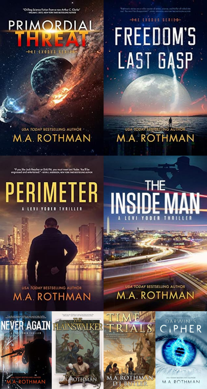 Exodus Series & more by M.A. Rothman ~ 8 MP3 AUDIOBOOK COLLECTION