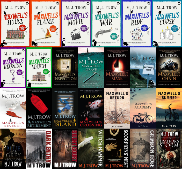 Peter Maxwell Mystery Series & more by M.J. Trow ~ 27 MP3 AUDIOBOOK COLLECTION