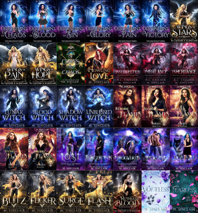 Descendant Series & more by M Sinclair ~ 35 MP3 AUDIOBOOK COLLECTION
