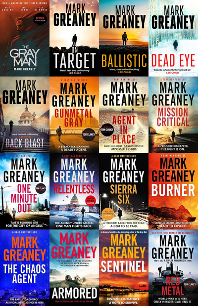 The Gray Man Series & more by Mark Greaney ~ 16 MP3 AUDIOBOOK COLLECTION