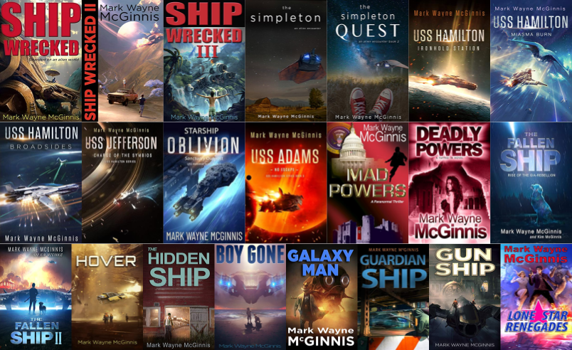 Ship Wrecked Series & more by Mark Wayne McGinnis ~ 23 MP3 AUDIOBOOK COLLECTION