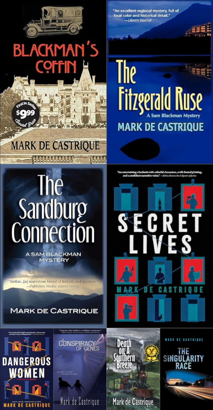 Sam Blackman Mystery Series & more by Mark de Castrique ~ 8 MP3 AUDIOBOOK COLLECTION