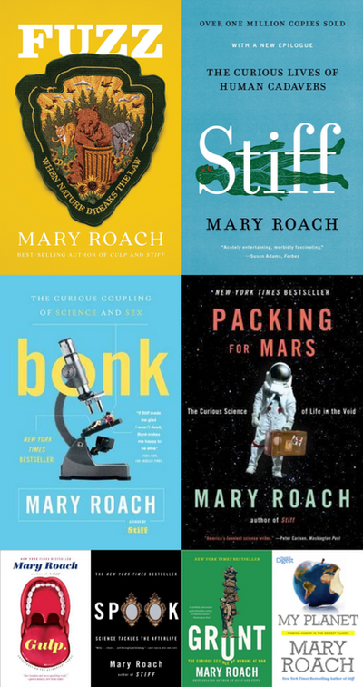 Mary Roach ~ 8 MP3 AUDIOBOOK COLLECTION