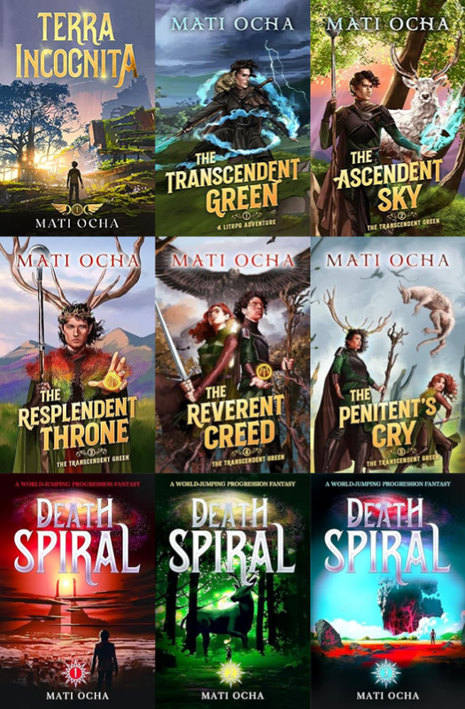The Transcendent Green Series & more by Mati Ocha ~ 9 MP3 AUDIOBOOK COLLECTION
