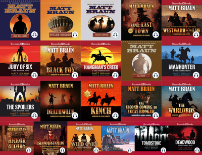 Luke Starbuck Series & more by Matt Braun ~ 21 MP3 AUDIOBOOK COLLECTION