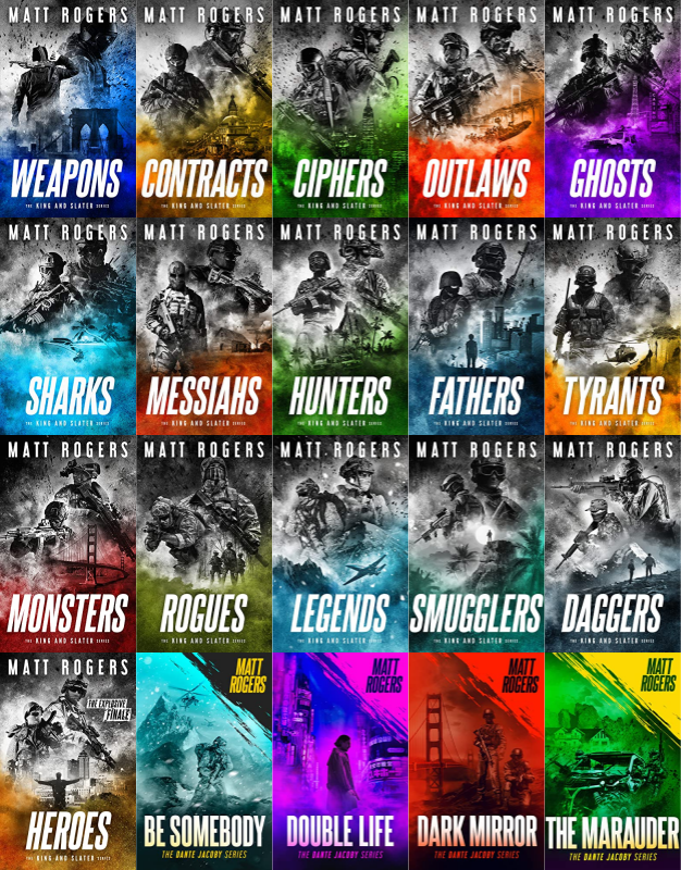 The King & Slater Series Series & more by Matt Rogers ~ 20 MP3 AUDIOBOOK COLLECTION