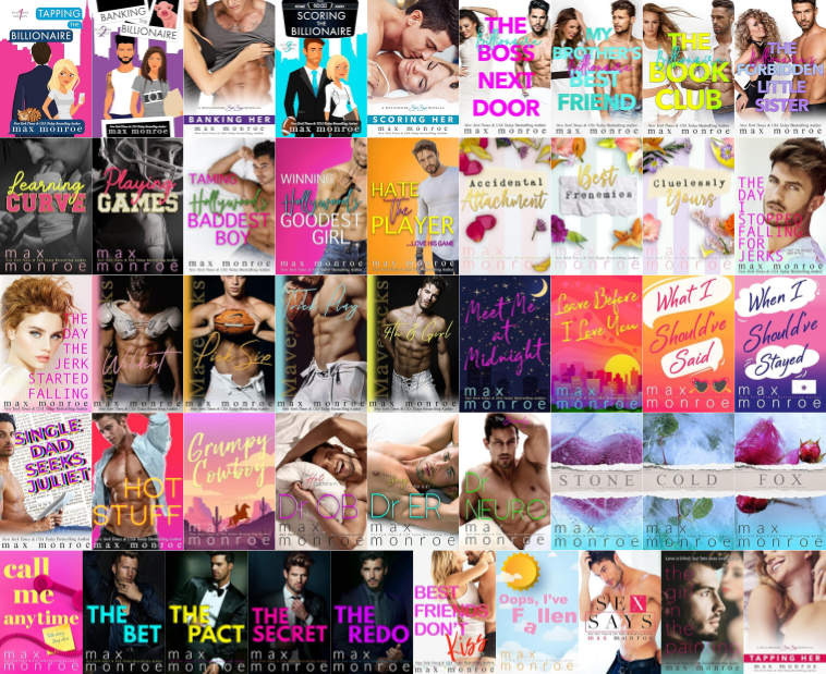 Bad Boy Billionaires Series & more by Max Monroe ~ 49 MP3 AUDIOBOOK COLLECTION