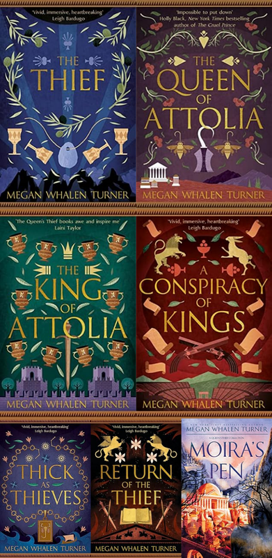 The Queen's Thief Series by Megan Whalen Turner ~ 7 MP3 AUDIOBOOK COLLECTION