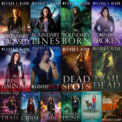 Boundary Magic Series & more by Melissa F. Olson ~ 15 MP3 AUDIOBOOK COLLECTION