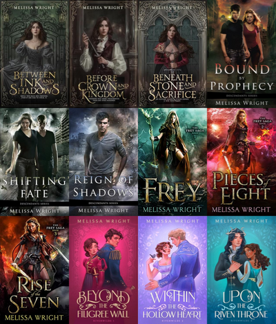 Between Ink and Shadows Series & more by Melissa Wright ~ 12 MP3 AUDIOBOOK COLLECTION