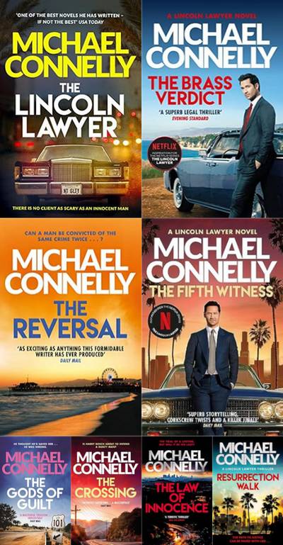 Lincoln Lawyer Series by Michael Connelly ~ 8 MP3 AUDIOBOOK COLLECTION