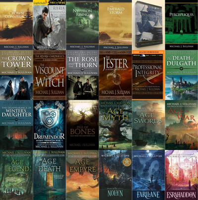 Riyria Revelations Series & more by Michael J Sullivan ~ 28 MP3 AUDIOBOOK COLLECTION