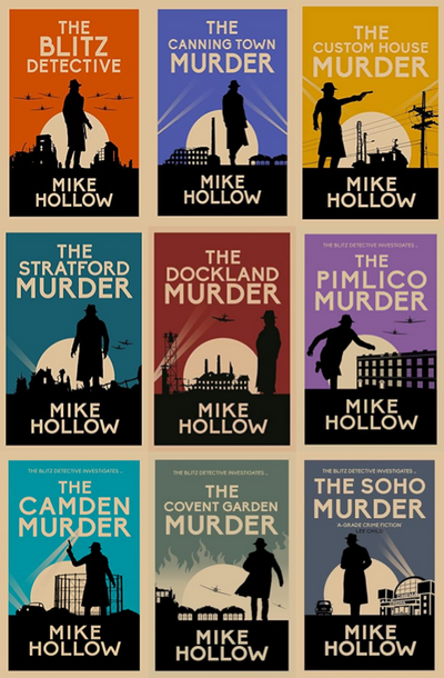 Blitz Detective Series & more by Mike Hollow ~ 9 MP3 AUDIOBOOK COLLECTION