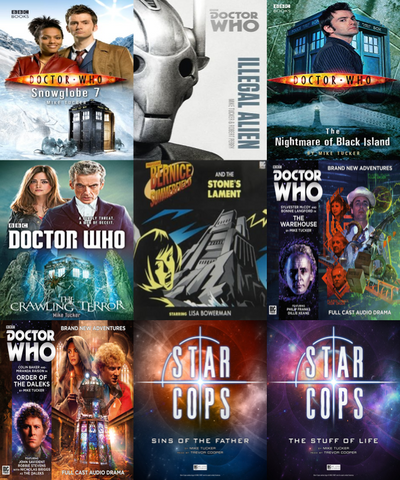 Doctor Who Series & more by Mike Tucker ~ 9 MP3 AUDIOBOOK COLLECTION