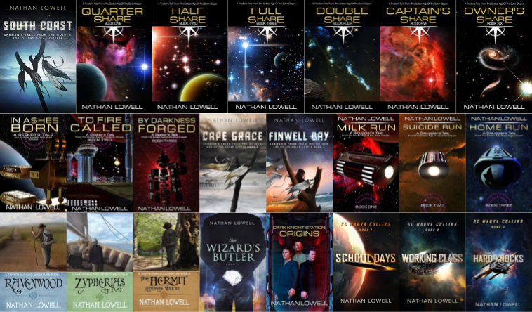 The Golden Age of the Solar Clipper Series & more by Nathan Lowell ~ 23 MP3 AUDIOBOOK COLLECTION