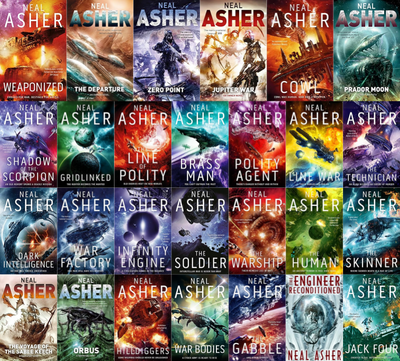 Polity Universe Series & more by Neal Asher ~ 27 MP3 AUDIOBOOK COLLECTION