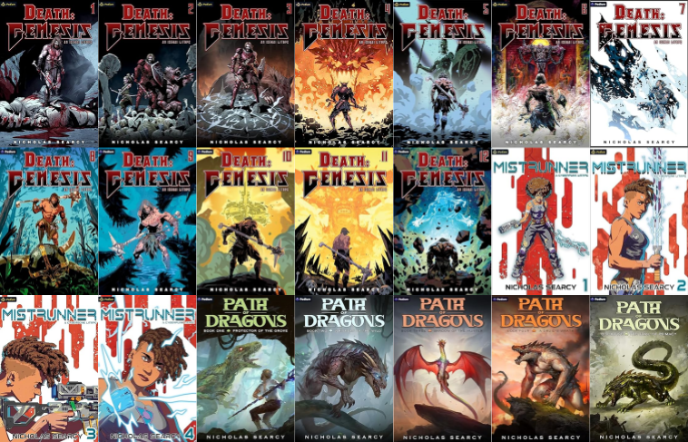 Death: Genesis Series & more by Nicholas Searcy ~ 21 MP3 AUDIOBOOK COLLECTION