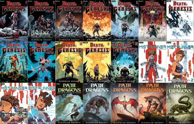 Death: Genesis Series & more by Nicholas Searcy ~ 21 MP3 AUDIOBOOK COLLECTION