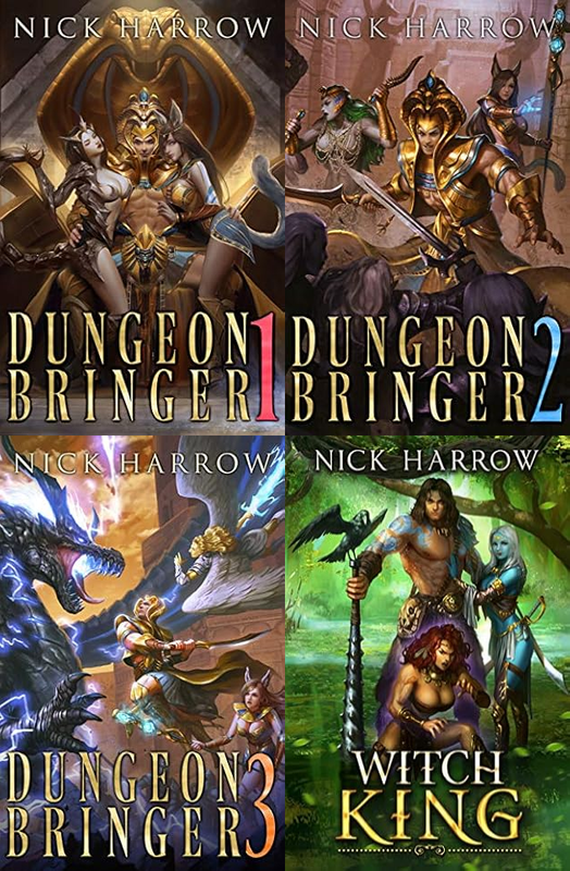 Dungeon Bringer Series & more by Nick Harrow ~ 4 MP3 AUDIOBOOK COLLECTION