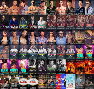 Irresistible Omegas Series & more by Nora Phoenix ~ 32 AUDIOBOOK COLLECTION