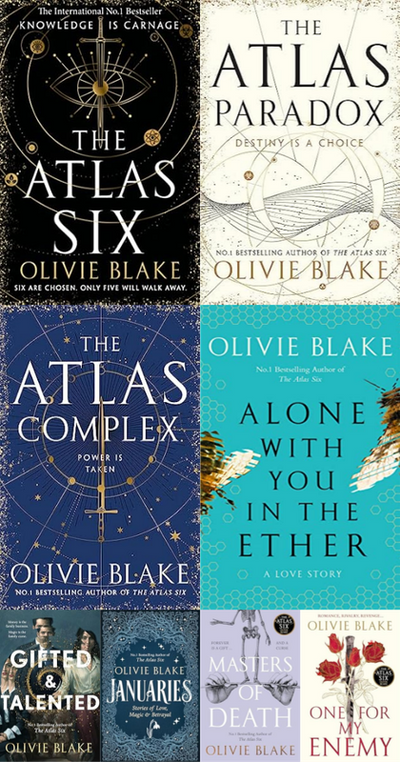 The Atlas Series & more by Olivie Blake ~ 8 MP3 AUDIOBOOK COLLECTION