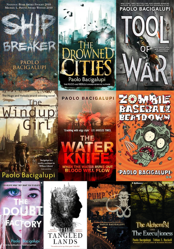 Ship Breaker Series & more by Paolo Bacigalupi ~ 10 MP3 AUDIOBOOK COLLECTION