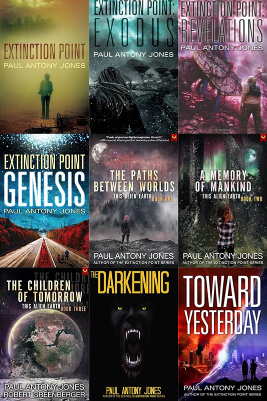 Extinction Point Series & more by Paul Antony Jones ~ 9 MP3 AUDIOBOOK COLLECTION