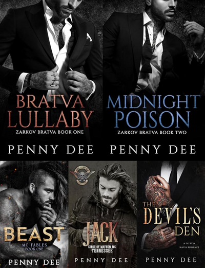 Zarkov Bratva Series & more by Penny Dee ~ 5 MP3 AUDIOBOOK COLLECTION
