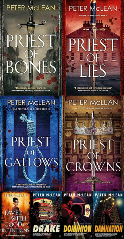 War for the Rose Throne Series & more by Peter McLean ~ 8 MP3 AUDIOBOOK COLLECTION