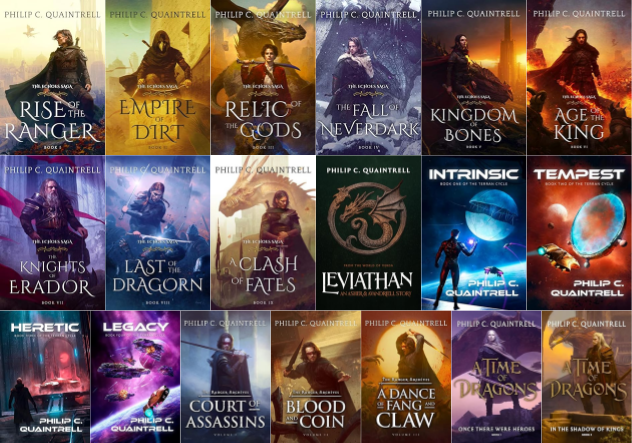 The Echoes Saga Series & more by Philip C. Quaintrell ~ 19 MP3 AUDIOBOOK COLLECTION
