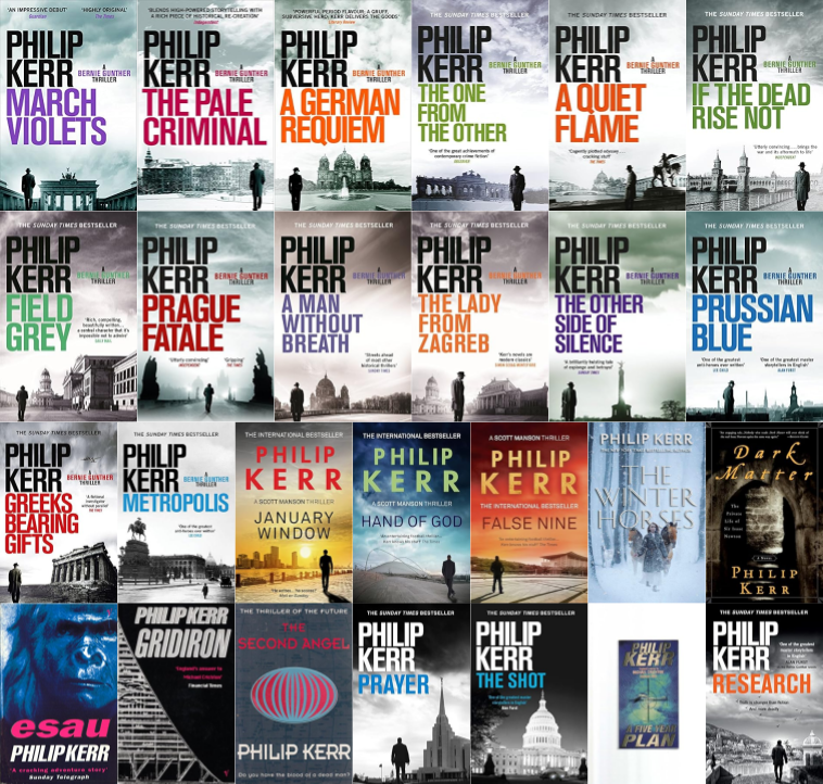 Bernie Gunther Series & more by Philip Kerr ~ 26 MP3 AUDIOBOOK COLLECTION