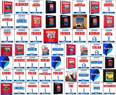 Pimsleur ~ 63 MP3 AUDIOBOOK COLLECTION