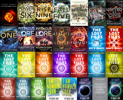 Lorien Legacies Series & more by Pittacus Lore ~ 30 MP3 AUDIOBOOK COLLECTION
