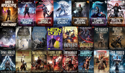 Andy in the Apocalypse Series & more by Plum Parrot ~ 23 MP3 AUDIOBOOK COLLECTION