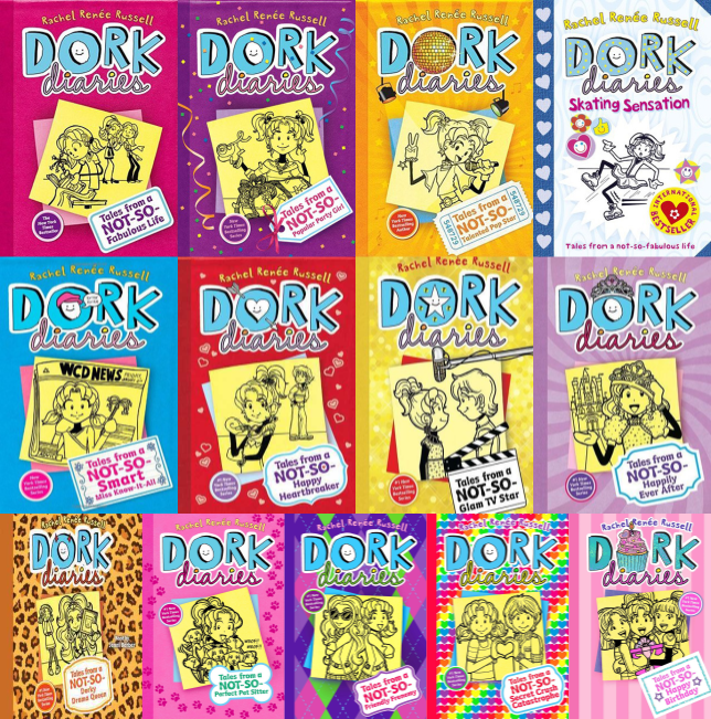 Dork Diaries Series by Rachel Renee Russell ~ 13 MP3 AUDIOBOOK COLLECTION