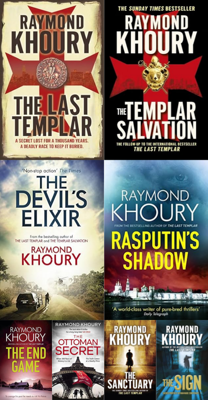 Templar series & more by Raymond Khoury ~ 8 MP3 AUDIOBOOK COLLECTION