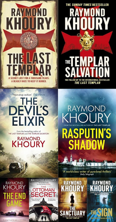 Templar series & more by Raymond Khoury ~ 8 MP3 AUDIOBOOK COLLECTION