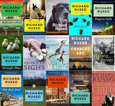 North Bath Series & more by Richard Russo ~ 15 MP3 AUDIOBOOK COLLECTION