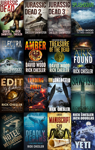 Jurassic Dead & more by Rick Chesler ~ 16 MP3 AUDIOBOOK COLLECTION