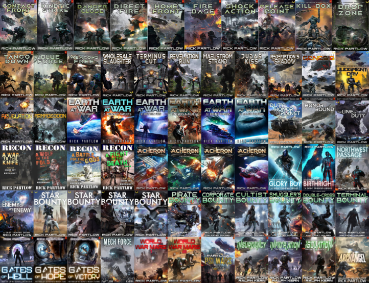 Drop Trooper Series & more by Rick Partlow ~ 65 MP3 AUDIOBOOK COLLECTION