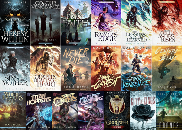 The Ties That Bind Series & more by Rob J. Hayes ~ 19 MP3 AUDIOBOOK COLLECTION