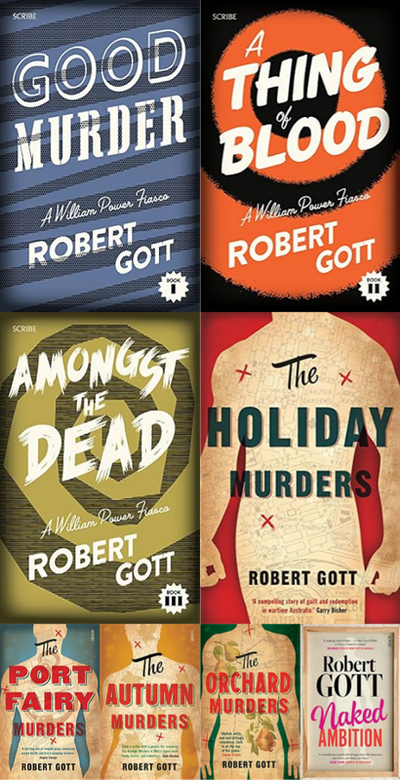 William Power Mystery Series & more by Robert Gott ~ 8 MP3 AUDIOBOOK COLLECTION