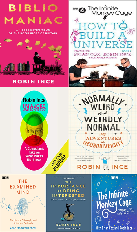 Robin Ince ~ 7 MP3 AUDIOBOOK COLLECTION