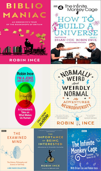 Robin Ince ~ 7 MP3 AUDIOBOOK COLLECTION